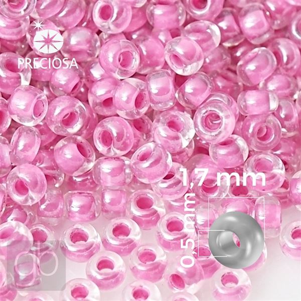 Preciosa Rocailles 13/0 1,7 mm Rosa 38123 20 g