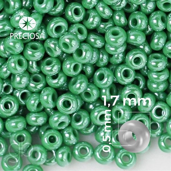 Preciosa Rocailles 13/0 1,7 mm Grn 58250 20 g