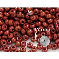 Preciosa Rocailles 13/0 1,7 mm Braun (13600) 20 g