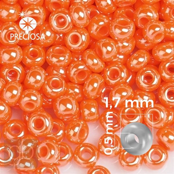 Preciosa Rocailles 13/0 1,7 mm Orange 98140 20 g