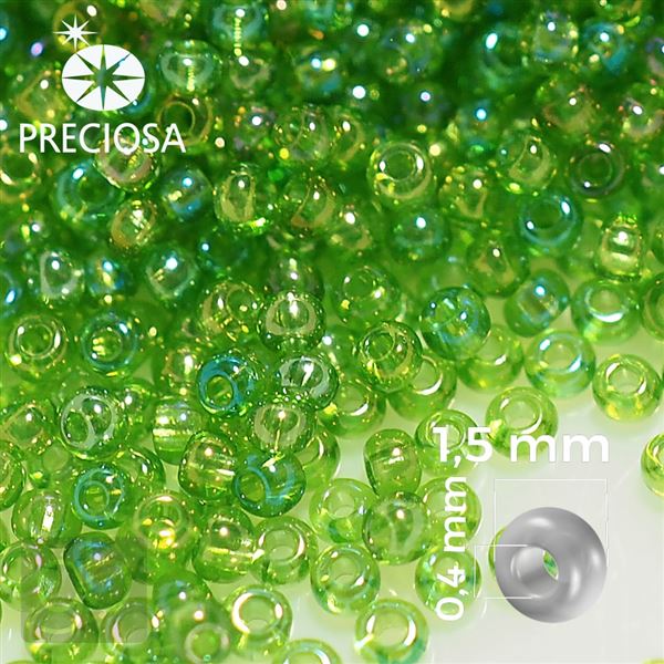 Preciosa Rocailles 15/0 1,5 mm Grn 51430 20 g