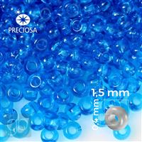 Preciosa Rocailles 15/0 1,5 mm Blau (60150) 20 g