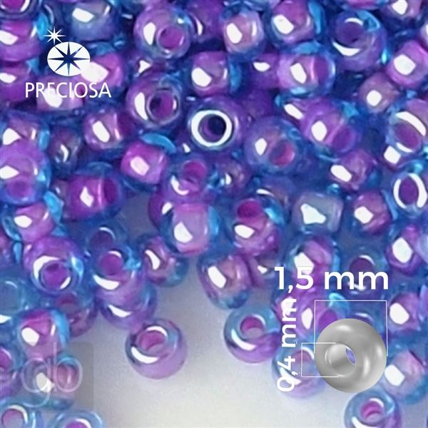 Preciosa Rocailles 15/0 1,5 mm Lila 61016 20 g