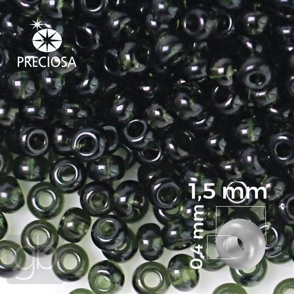 Preciosa Rocailles 15/0 1,5 mm Grn 50290 20 g