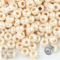 Preciosa Rocailles 15/0 1,5 mm Beige 46112 20 g