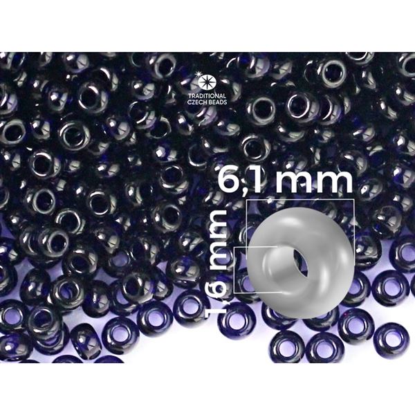 Preciosa Rocailles 2/0 6,1 mm Blau (30110) 20 g