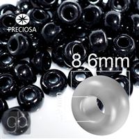 Preciosa Rocailles 34/0 8,6 mm Schwarz 23980 50 g