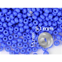 Preciosa Rocailles 4/0 5,1 mm Blau (33040) 20 g