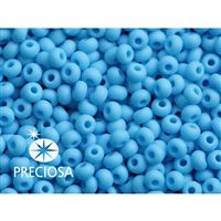 Preciosa Rocailles 5/0 4,6 mm Blau MATT (63020) 20 g