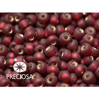 Preciosa Rocailles 5/0 4,6 mm (97120) Rot MATT 20 g