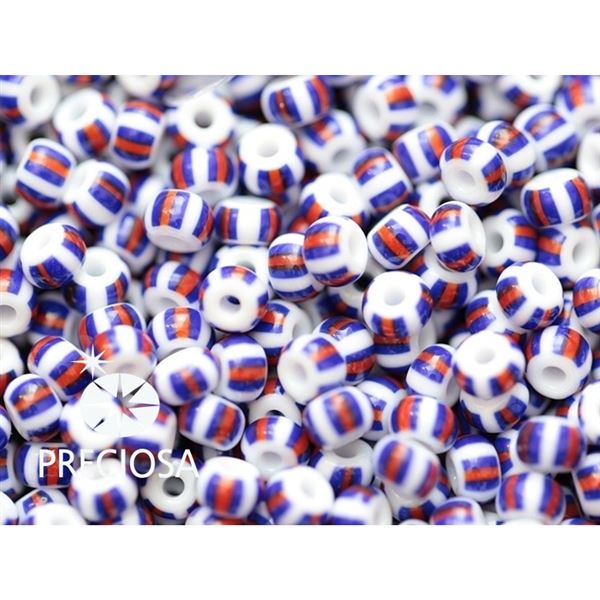 Preciosa STRIPED 5/0 4,6 mm (03390) 20 g