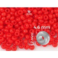 Preciosa Rocailles 5/0 4,6 mm Rot (93170) 20 g