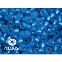 Preciosa Rocailles 5/0 4,6 mm Blau MATT (67150) 20 g