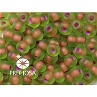 Preciosa Rocailles 5/0 4,6 mm Grün MATT (PV5211) 20 g