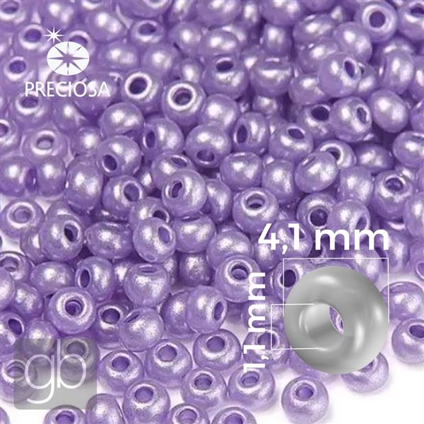 Preciosa Rocailles 6/0 4,1 mm Violett 17728 20 g