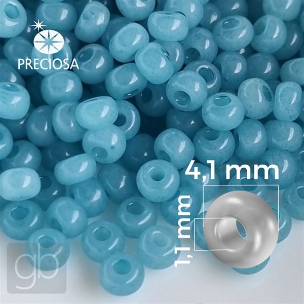 Preciosa Rocailles 6/0 4,1 mm Blau 02133 20 g