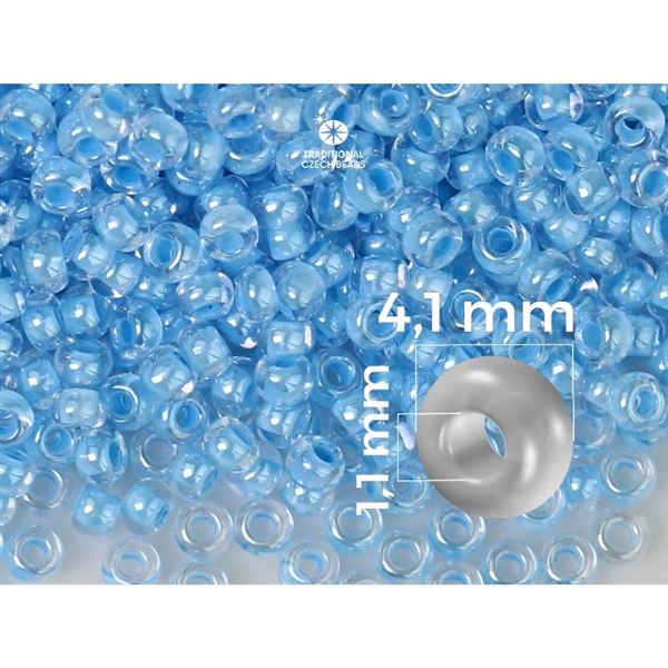 Preciosa Rocailles 6/0 4,1 mm Blau (38632) 20 g