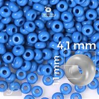 Preciosa Rocailles 6/0 4,1 mm Blau 33220 20 g