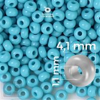 Preciosa Rocailles 6/0 4,1 mm Blau 63030 20 g