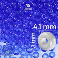 Preciosa Rocailles 6/0 4,1 mm Blau 30050 20 g