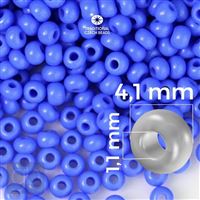 Preciosa Rocailles 6/0 4,1 mm Blau 33040 20 g