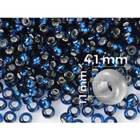 Preciosa Rocailles 6/0  4,1 mm Blau (67100) 20 g