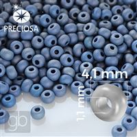 Preciosa Rocailles 6/0 4,1 mm Blau 18538 50 g