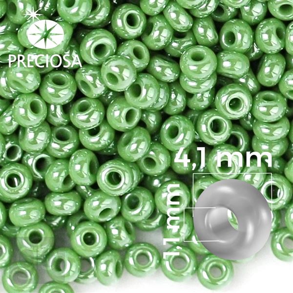 Preciosa Rocailles 6/0 4,1 mm Gr�n 58250 50 g