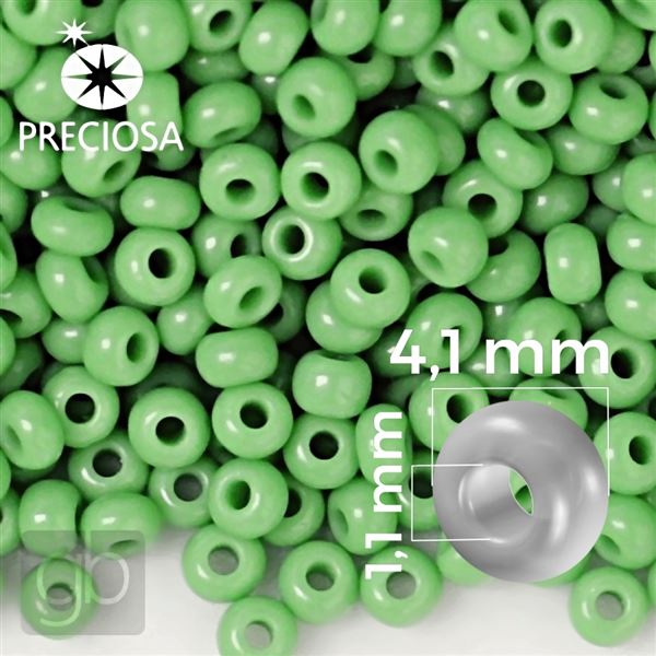 Preciosa Rocailles 6/0 4,1 mm Gr�n 53210 50 g