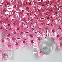 Preciosa Rocailles 7/0 3,5 mm Rosa (18275) 20 g