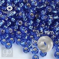 Preciosa Rocailles 7/0 3,5 mm Blau (37050) 20 g