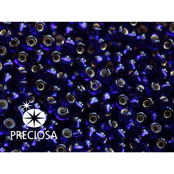 Preciosa Rocailles 7/0 3,5 mm Blau (37100) 20 g