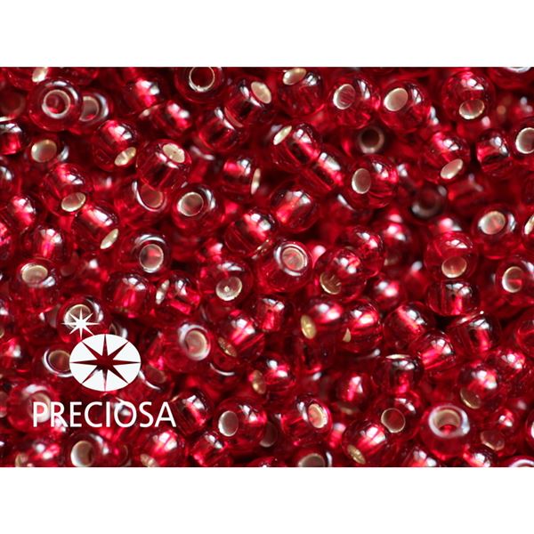 Preciosa Rocailles 7/0 3,5 mm Rot (97090) 20 g