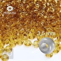 Preciosa Rocailles 7/0 3,5 mm Gelb (10050) 20 g