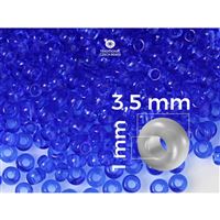 Preciosa Rocailles 7/0 3,5 mm Blau (30050) 20 g