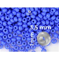 Preciosa Rocailles 7/0 3,5 mm Blau (33040) 20 g