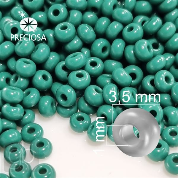 Preciosa Rocailles 7/0 3,5 mm Grn (53240) 20 g