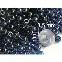 Preciosa Rocailles 7/0 3,5 mm Blau (60100) 20 g
