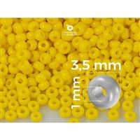 Preciosa Rocailles 7/0 3,5 mm Gelb (83110) 20 g