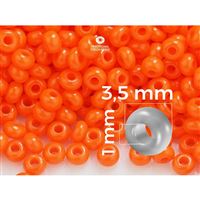 Preciosa Rocailles 7/0 3,5 mm Orange (93140) 20 g