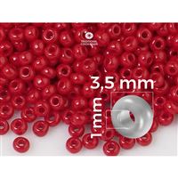 Preciosa Rocailles 7/0 3,5 mm Rot (93210) 20 g