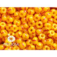 Preciosa STRIPED 8/0 2,9 mm Orange Rot 83970 50 g