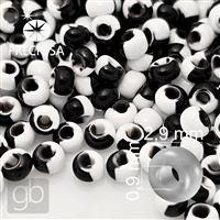 Preciosa HARLEQUIN Rocailles 8/0 2,9 mm 03740 50 g