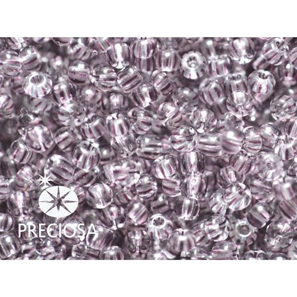 Preciosa STRIPED 8/0 2,9 mm Klar Lila 00491 50 g