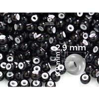 Preciosa CORNELIAN 8/0 2,9 mm Schwarz (23798) 50 g