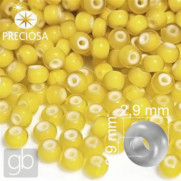Preciosa CORNELIAN 8/0 2,9 mm Gelb 83701 50 g