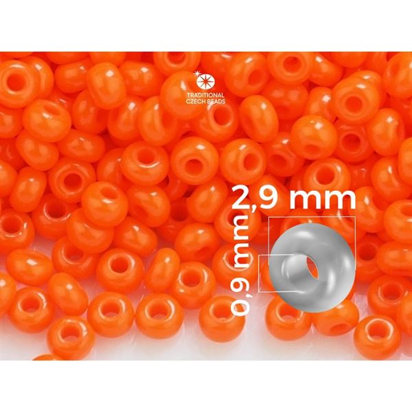 Preciosa Rocailles 8/0 2,9 mm Orange (93140) 50 g