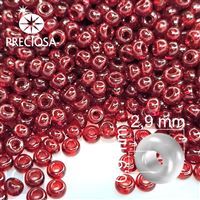 Preciosa Rocailles 8/0 2,9 mm Rot 90120 50 g