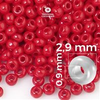 Preciosa Rocailles 8/0 2,9 mm Rot 93210 50 g