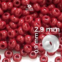 Preciosa Rocailles 8/0 2,9 mm Rot 93310 50 g